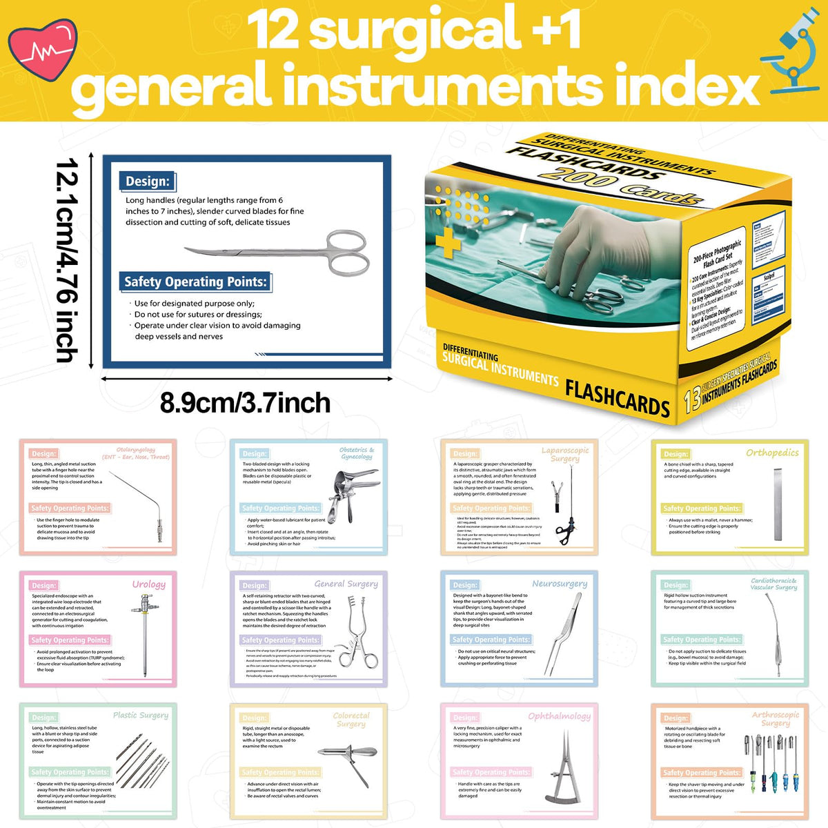 Chiazllta flashcards color-coded by specialty for organized study