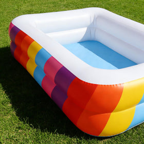 CHICLIST pool features a built-in drain plug for easy emptying.