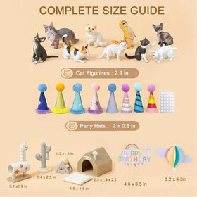 ChicLumen mini cat hats elevate cupcakes with playful, eye-catching flair