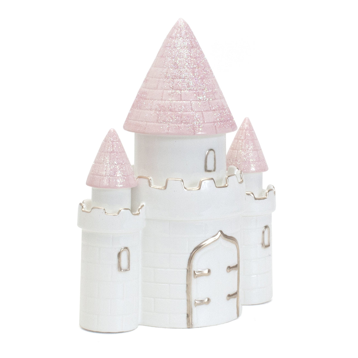 Child to Cherish Dream Big Princess Castle piggy bank close-up paint detail for imaginative saving