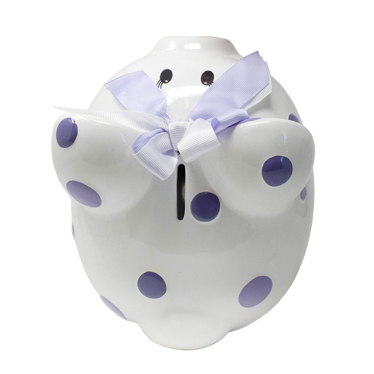 Child to Cherish 8x7 inch piggy bank for shelves.