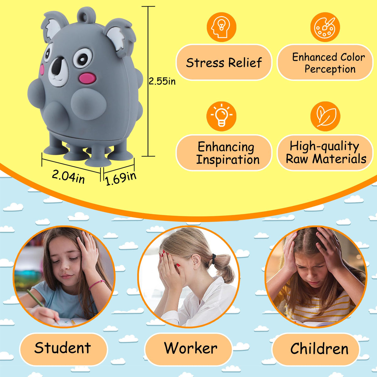 ChildFun Animal Pop Toy rabbits for playful learning and sensory exploration.