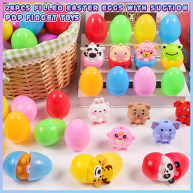 ChildFun Animal Pop Toys inside eggs glow when shaken for a tactile surprise.