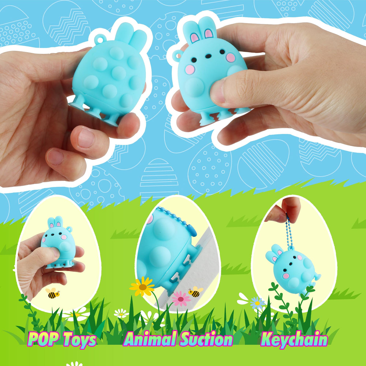ChildFun bright-colored Easter eggs spark delight during egg hunts and play.