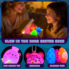 ChildFun Easter eggs filled with 24 animal shapes, perfect as basket stuffers.