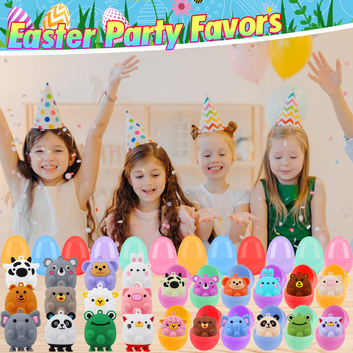 ChildFun Easter egg hunt prizes encourage sharing and friendly competition.