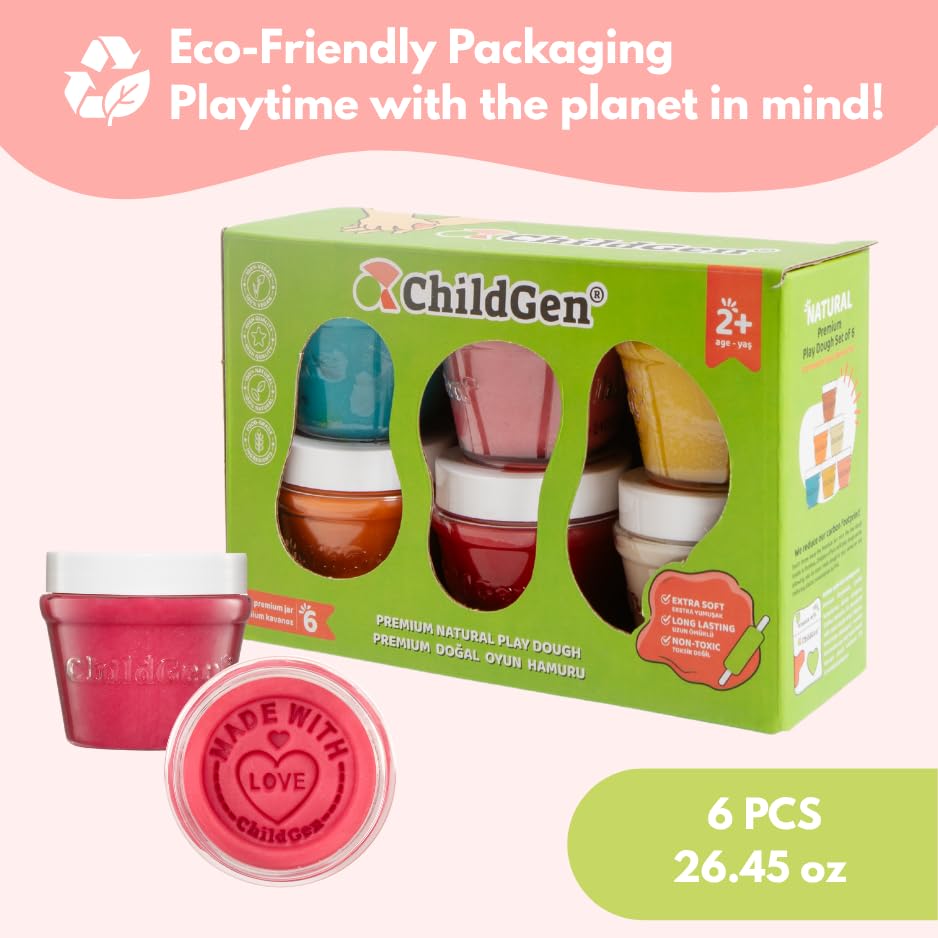 Dough remains pliable, demonstrating ChildGen long-lasting formula for extended play.