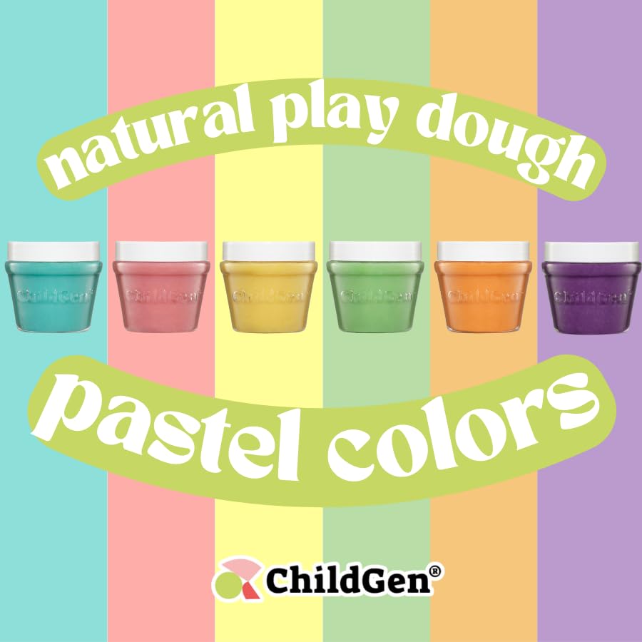 ChildGen non-toxic play dough pack ready for classroom or home crafting sessions