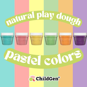 ChildGen non-toxic play dough pack ready for classroom or home crafting sessions