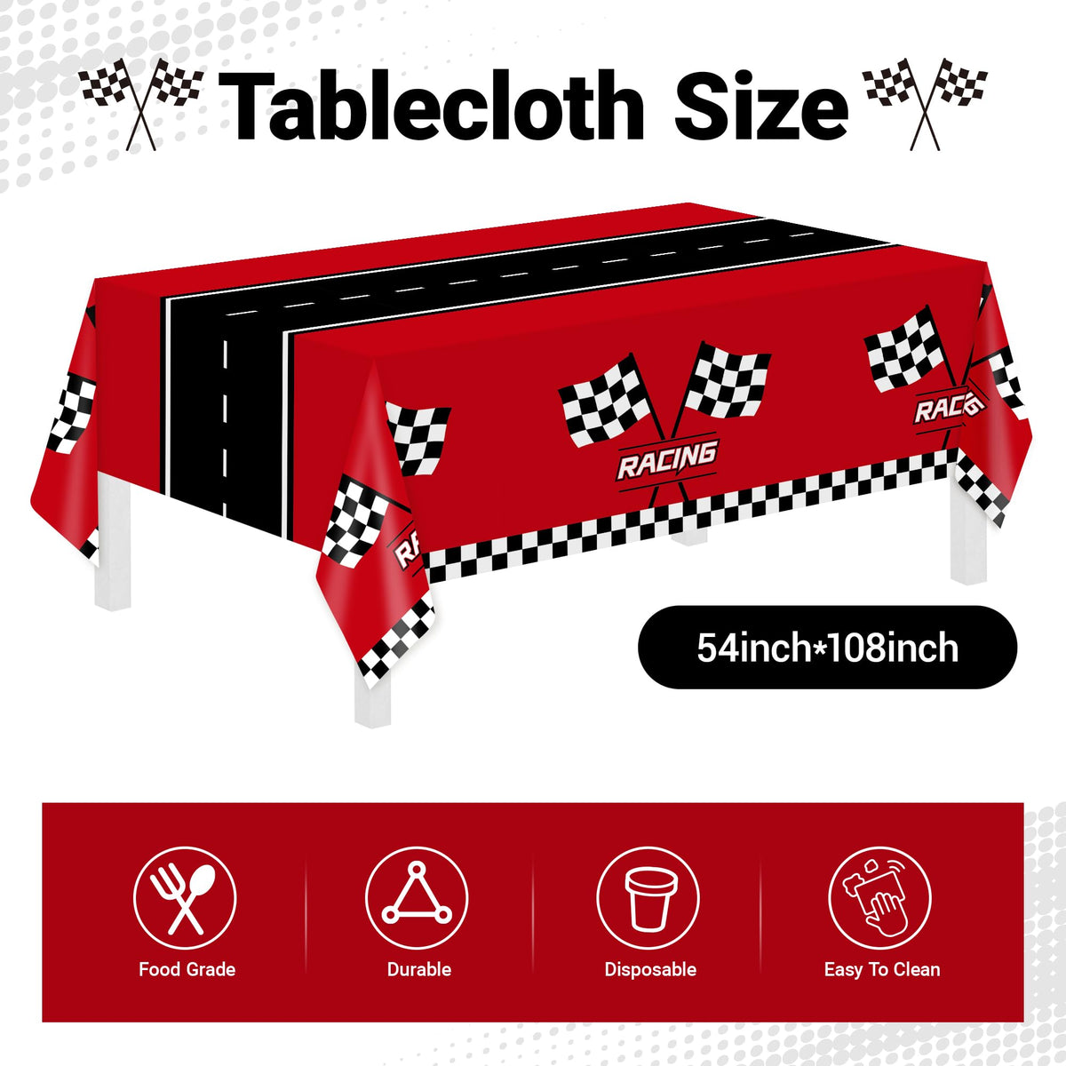 Childom racing car plates 7 inch ideal for snack portions at birthdays.