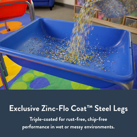 Childrens Factory sensory table designed for indoor and outdoor use.