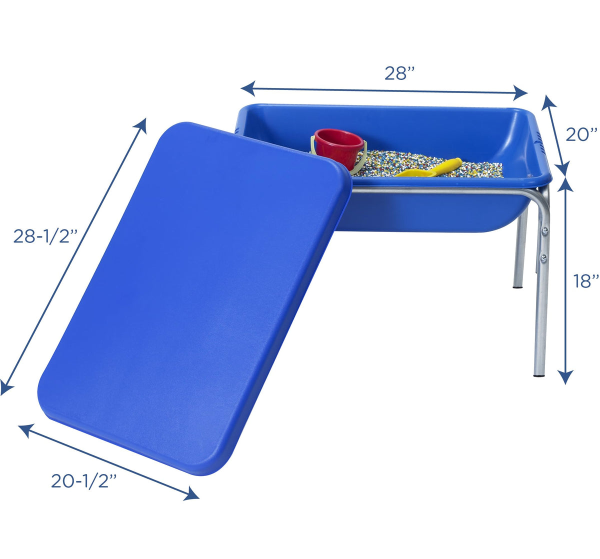Childrens Factory sensory table sand play area for tactile learning.