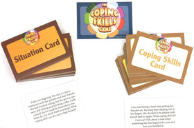 Childsplay Coping Game scenarios-real-life-challenges show kids practicing response options.