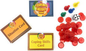 Childswork Coping Skills Game features-9-strategies highlights nine coping techniques.