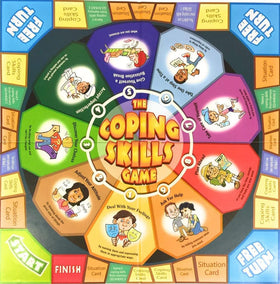 Childswork Coping Skills Game tabletop-play encourages positive interaction and turn-taking.