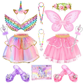 Chillife princess dress-up set showcases full costume styling for imaginative play.