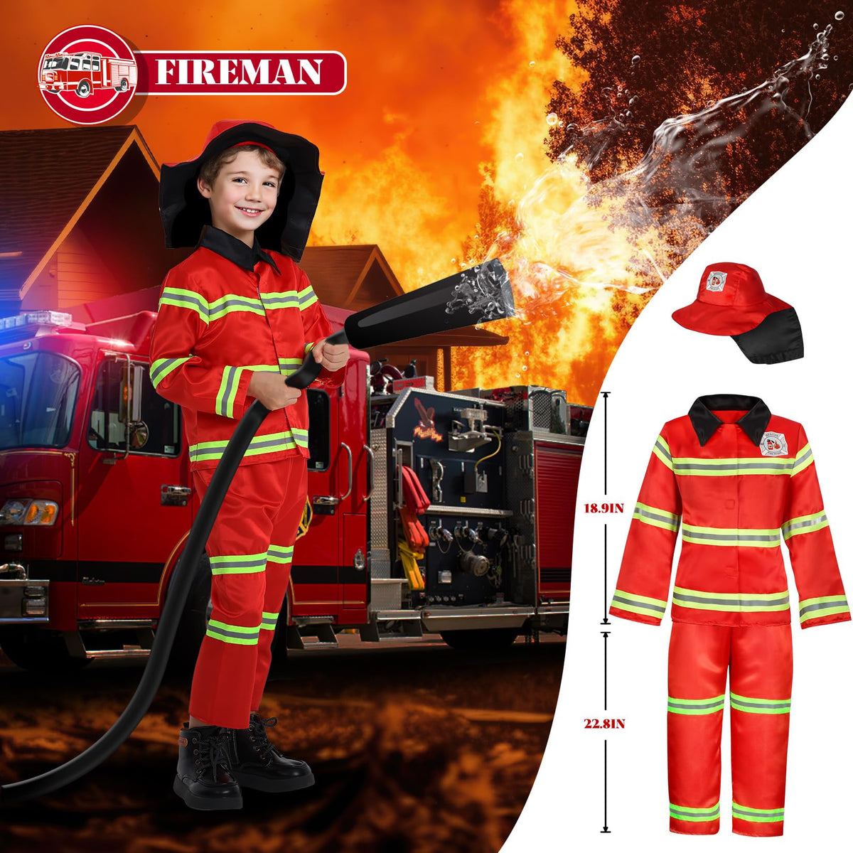 Chillife police costume for toddlers sparks fearless adventures in pretend play.