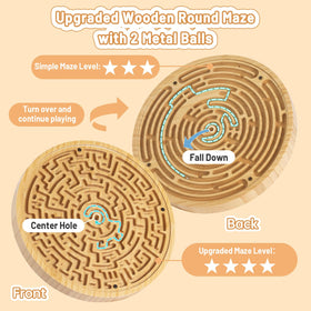 CHILLKITYPET upgraded 2-in-1 puzzle for varied challenges