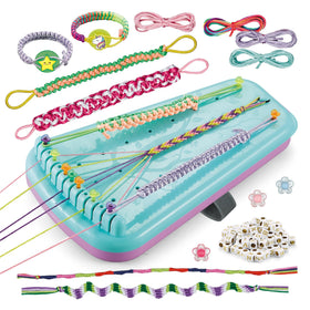 Chilpals maker board enables tangle-free weaving of bracelets
