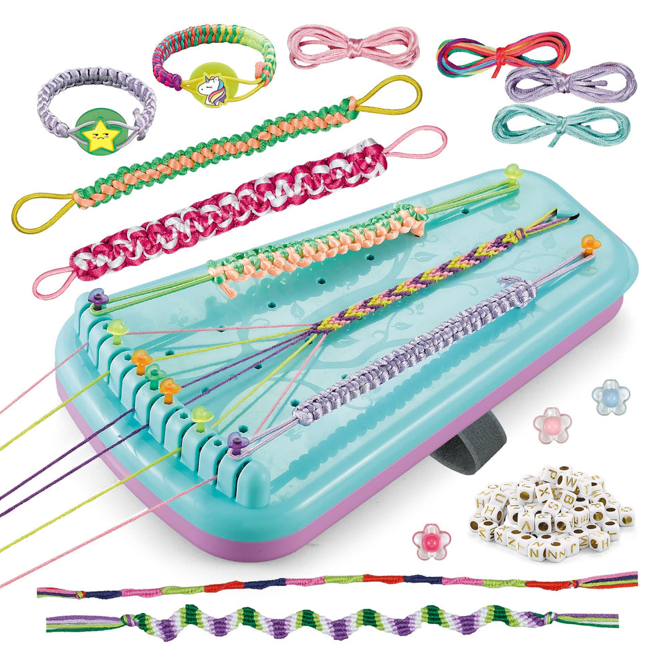 Chilpals maker board enables tangle-free weaving of bracelets