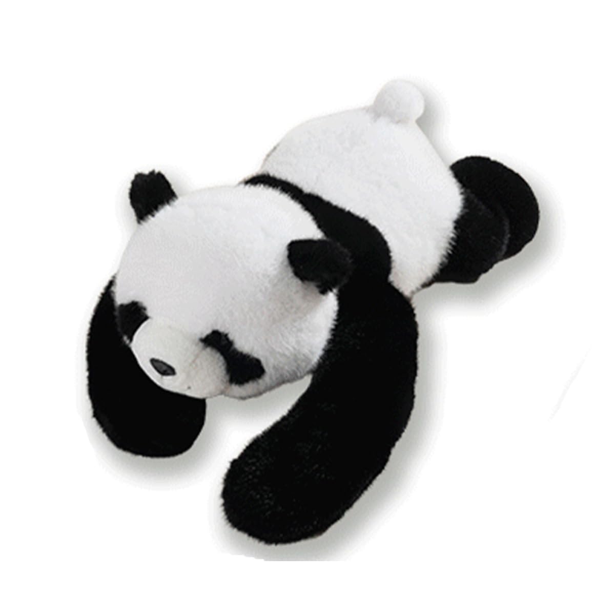 Chilsoby Panda weighted plush full-body view showing a cozy hug and soft fur