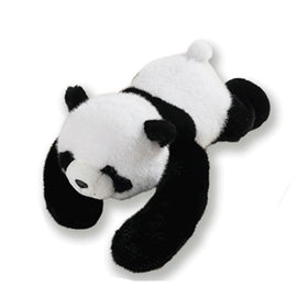 Chilsoby Panda weighted plush full-body view showing a cozy hug and soft fur
