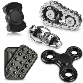 Chilvil 5-pcs fidget toys featuring a magnetic slider for smooth focus and calm engagement