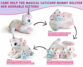 Chirpy Chums Dreamy Caticorn lavender kitten for imaginative play