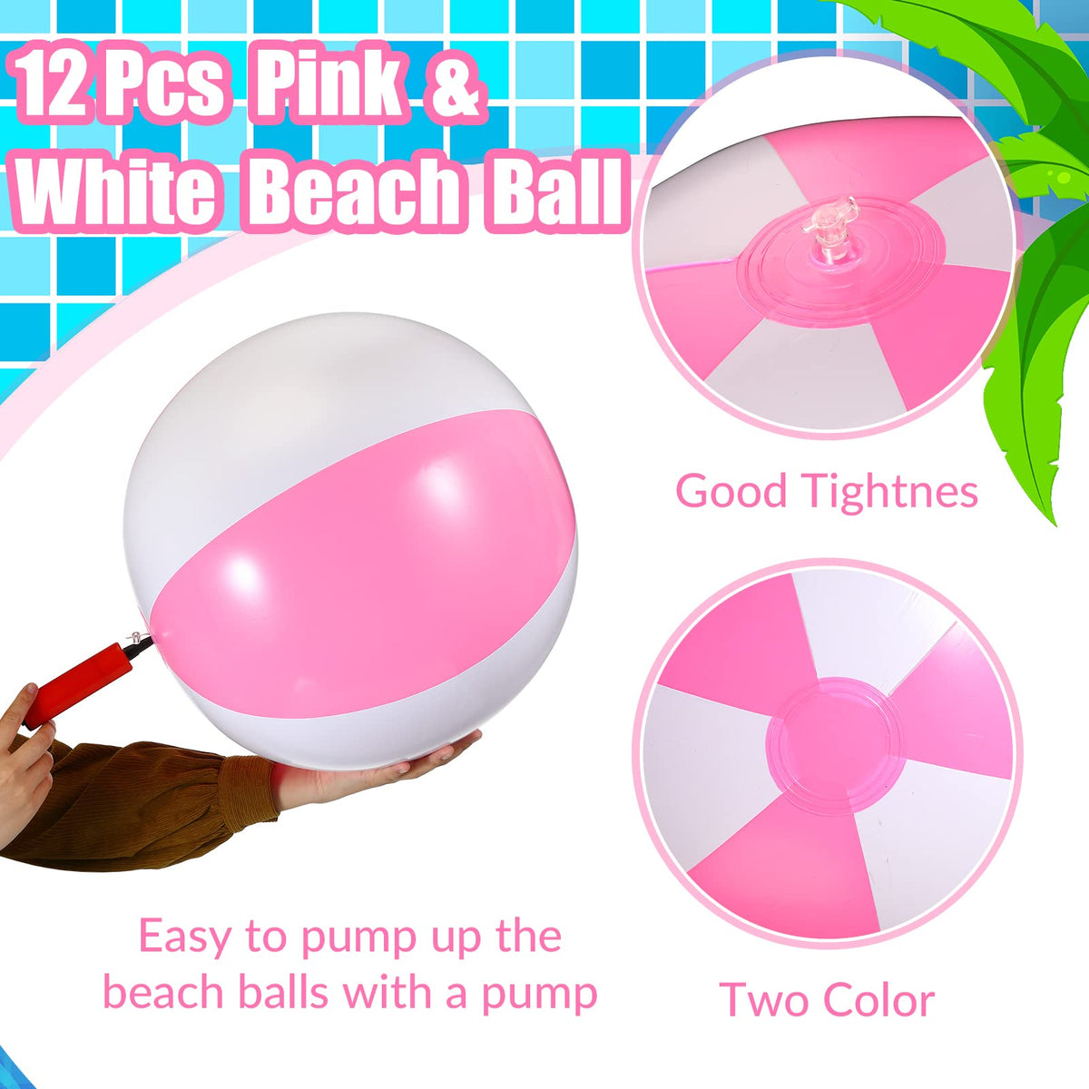 Chitidr durable PVC inflatable beach ball for outdoor play