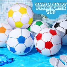 Chivao 24-pack inflatable soccer balls perfect for party games.