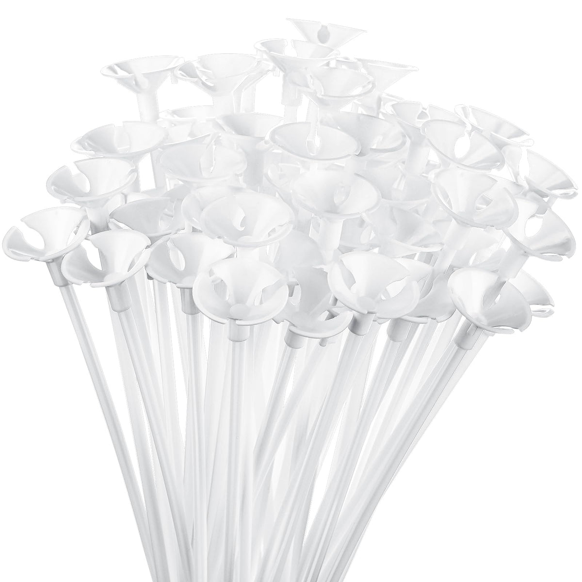 Chivao balloon sticks with base securely hold balloons for table centerpieces.