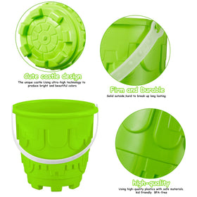Chivao blue bucket designed for easy grip and outdoor sand adventures