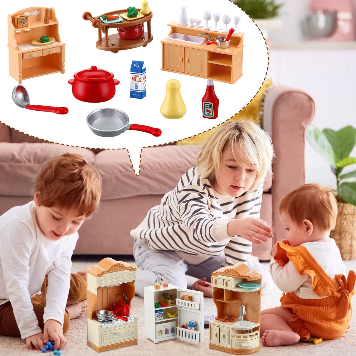 Chivao dishwasher element adds authentic chores-themed role play