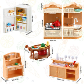 Chivao cabinet set with drawers boosts organizational play and discovery