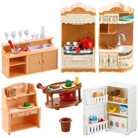 Chivao dollhouse fridge with mini foods inspires pretend meal prep and storytelling