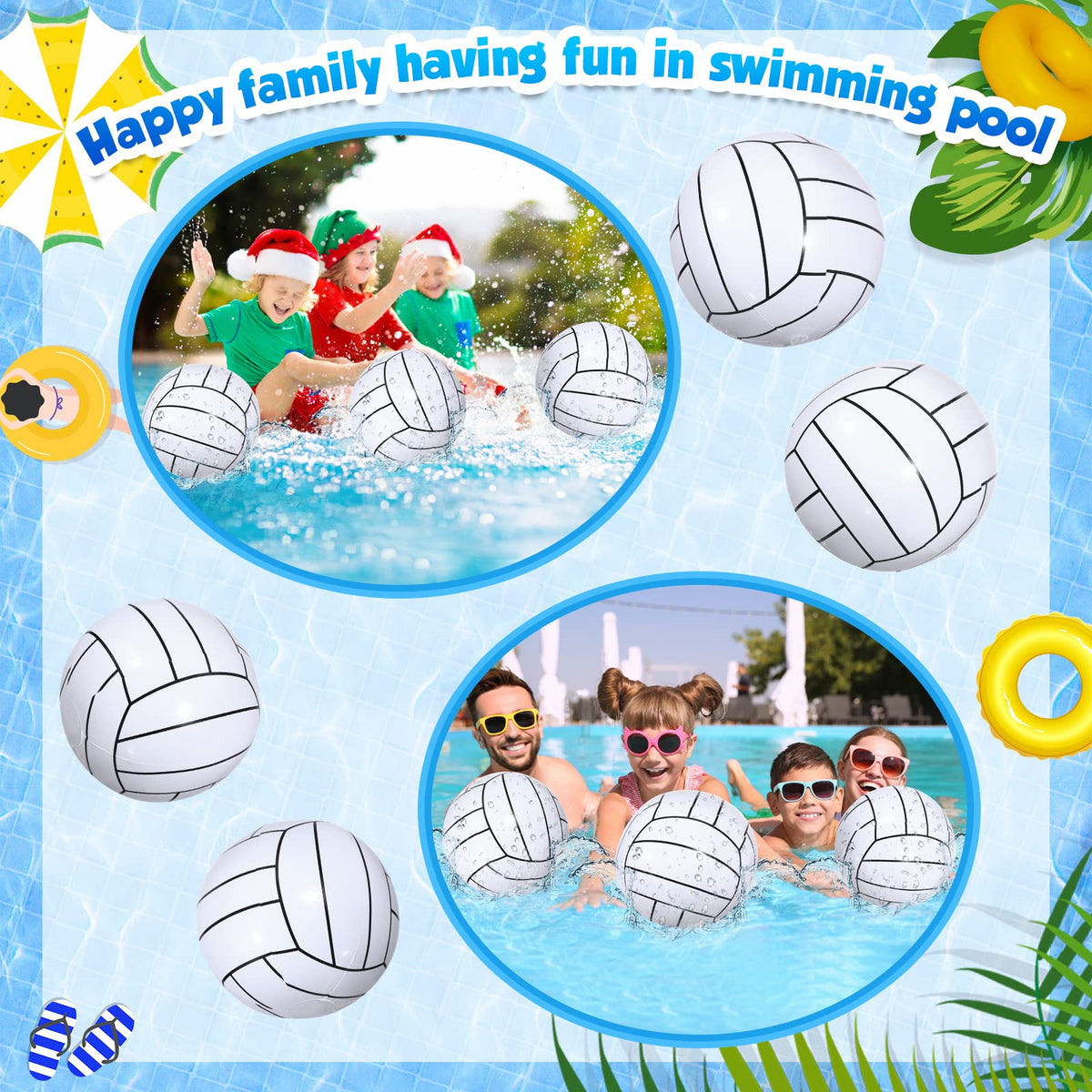 Chivao PVC-material beach ball is lightweight and waterproof for repeated use.