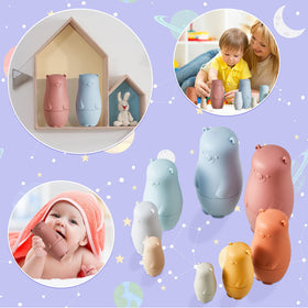 Chivao educational nesting dolls support fine motor and pattern practice
