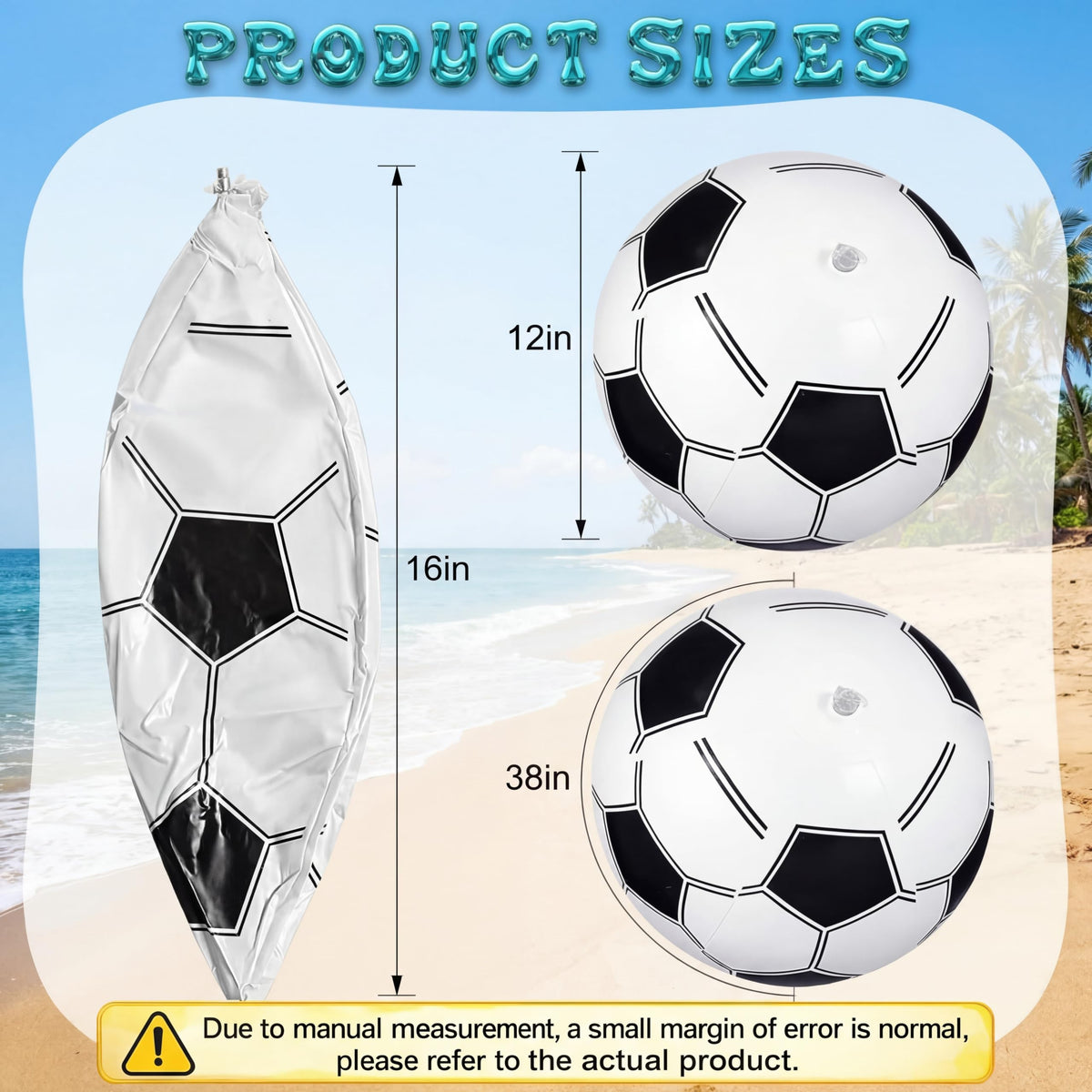 Chivao inflatable soccer ball with leak-resistant valve for easy pumping and deflation.