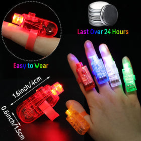 Chivao orange LED finger lights glow for events
