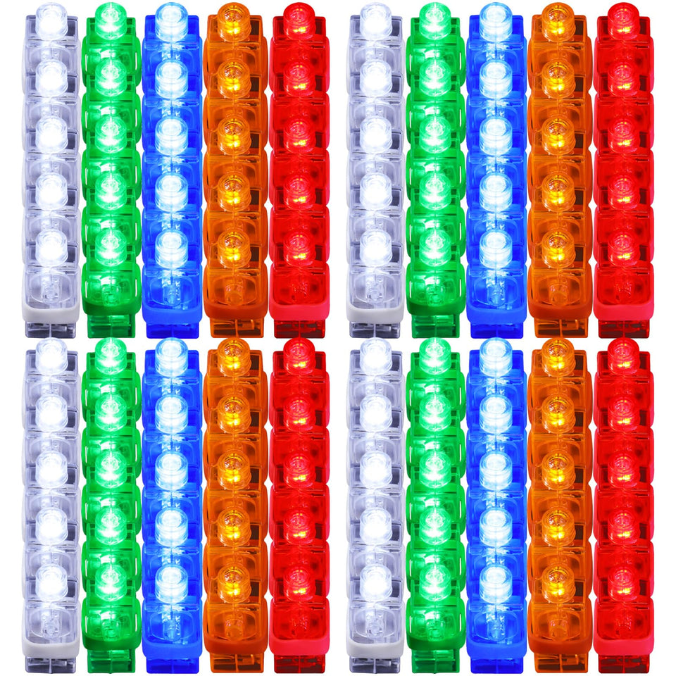 Chivao red LED finger lights glow for parties