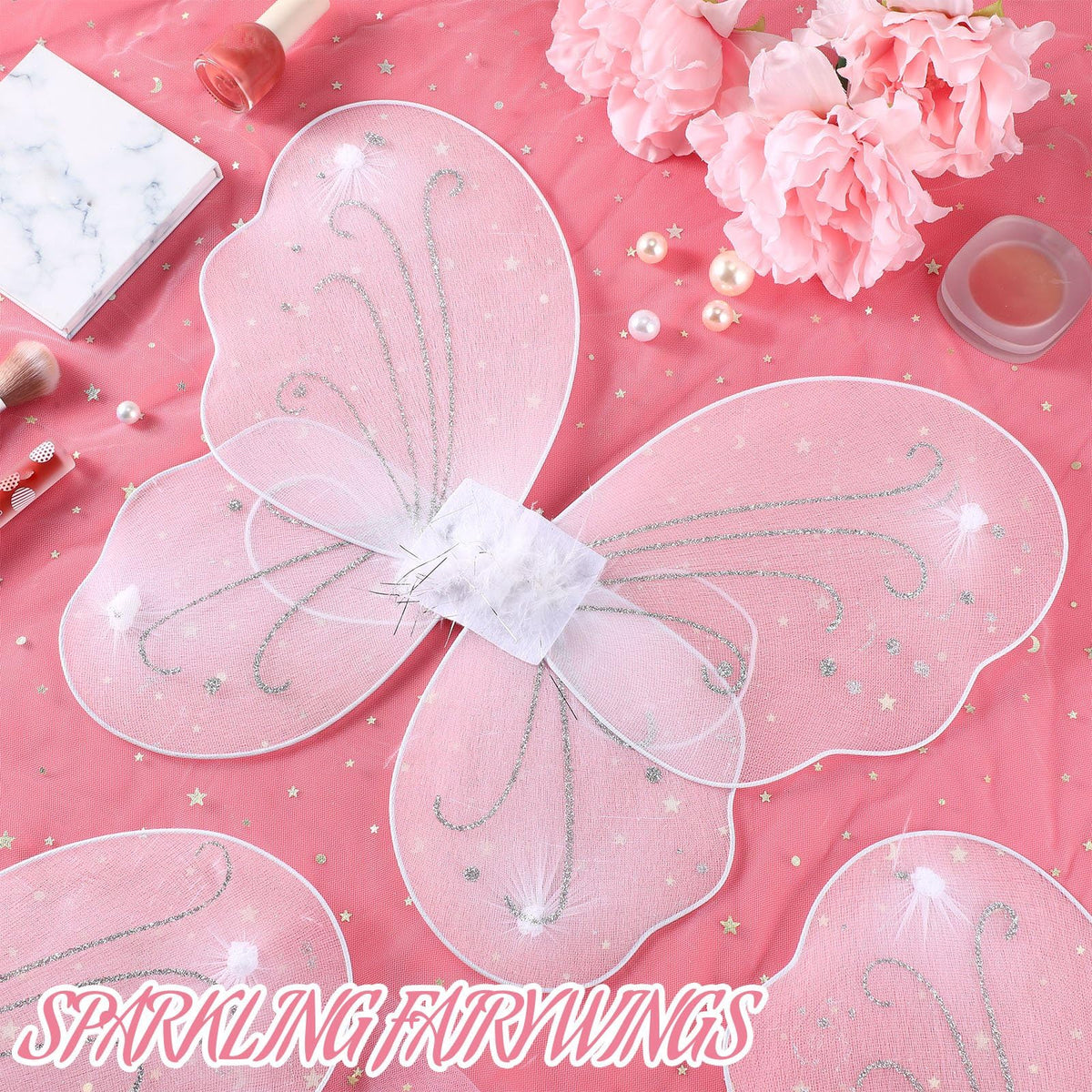 Chivao butterfly wings set enhancing dress-up play at birthdays and festivals.