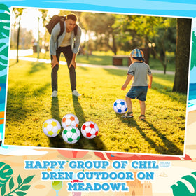 Chivao party-friendly soccer ball for indoor and outdoor play.