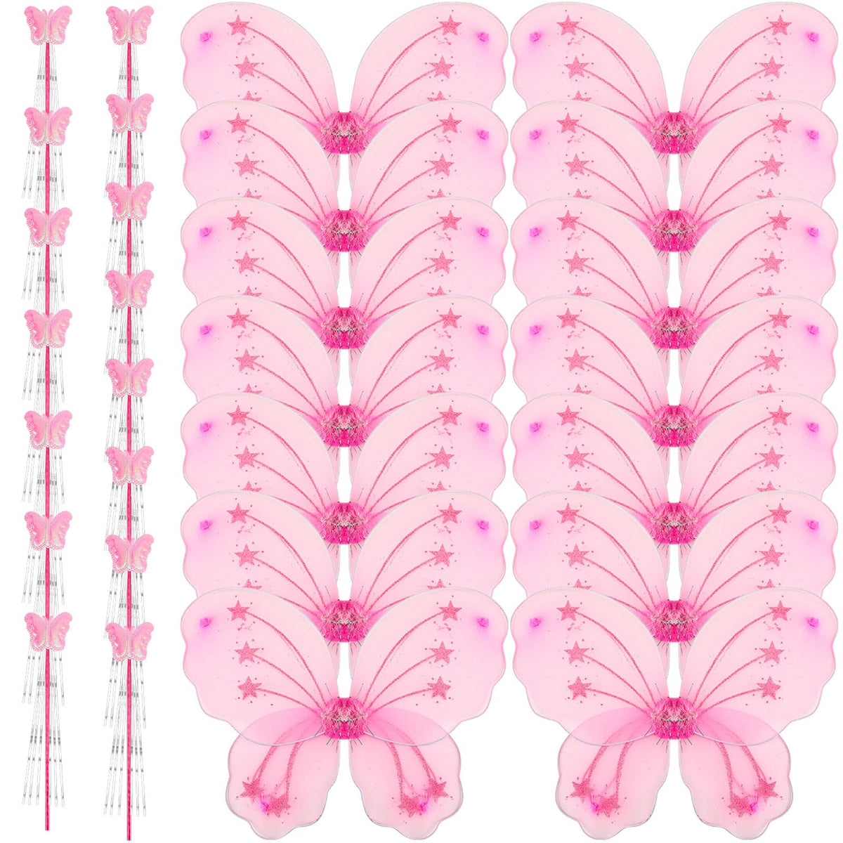 Chivao princess wings pink for imaginative dress-up and photo moments