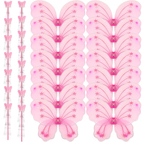 Chivao princess wings pink for imaginative dress-up and photo moments