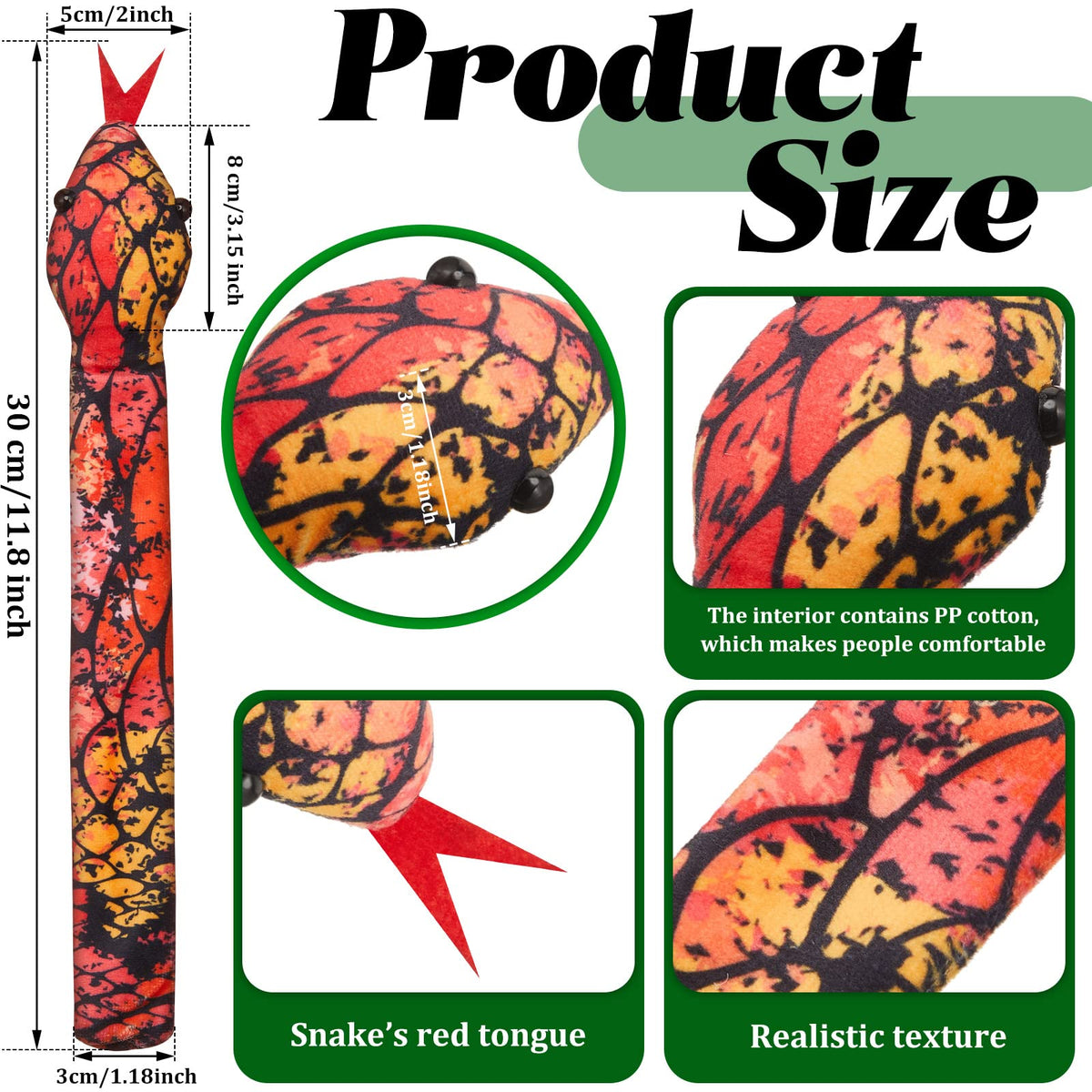 Close-up of vibrant reptile patterns for standout party accessories.