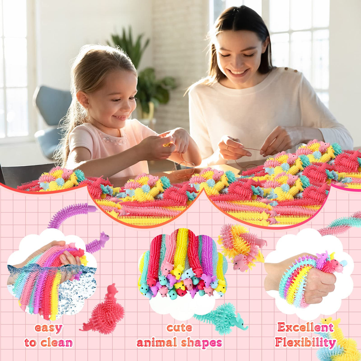 Chivao cat design stretchy string toy for sensory exploration and focus.