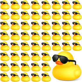 Chivao yellow mini rubber duck for bath play and color recognition.