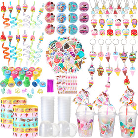 Chivertion ice cream keychain, playful design, perfect as a party favor and keeps keys organized