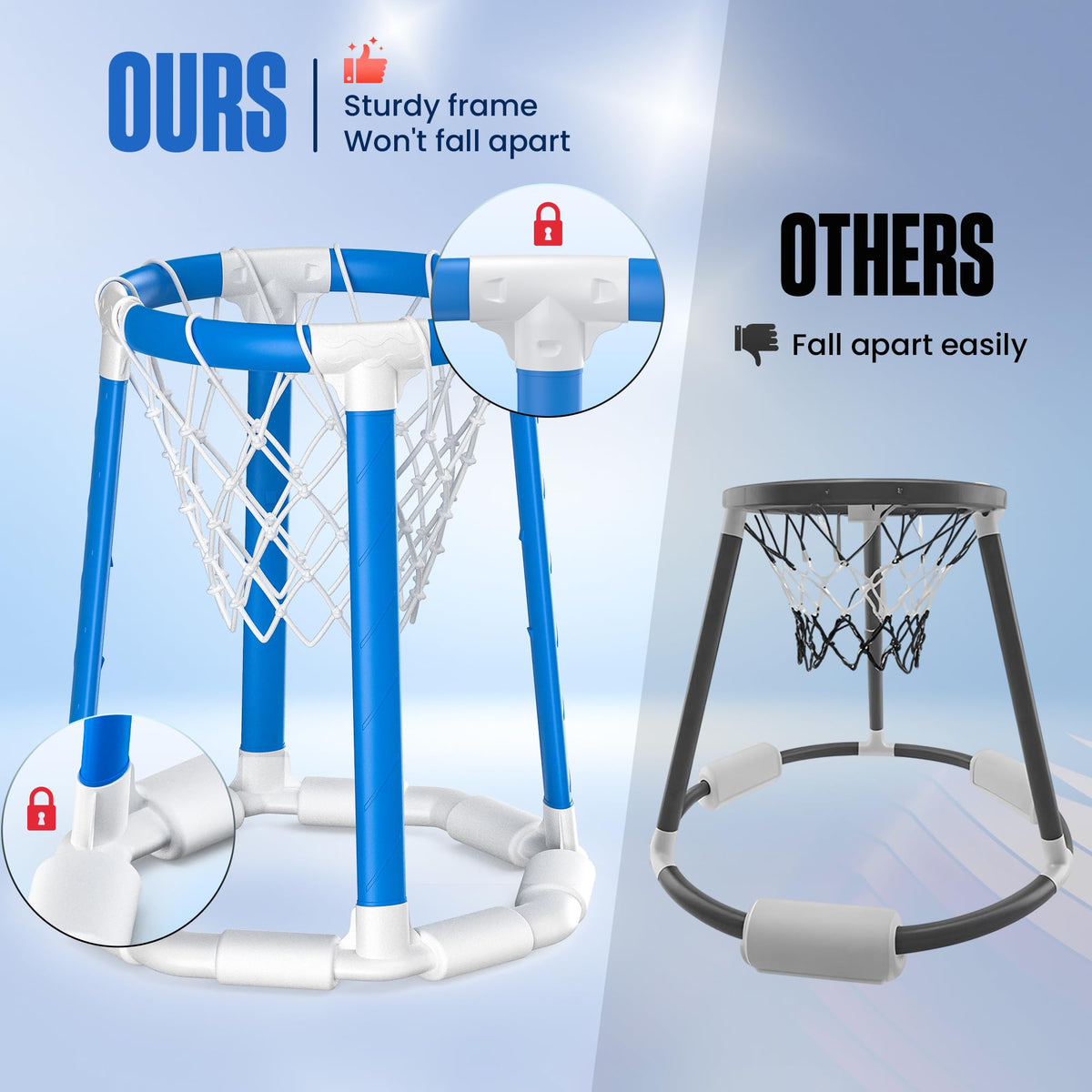 CHMYWJ pool basketballs ideal for backyard play
