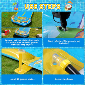 CHNENOMME backyard-ready water play for summer parties and family fun